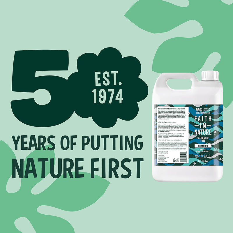 Faith in Nature Fragrance Free Shampoo 400ml