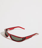 Rick Owens Fog rectangular sunglasses, UK version