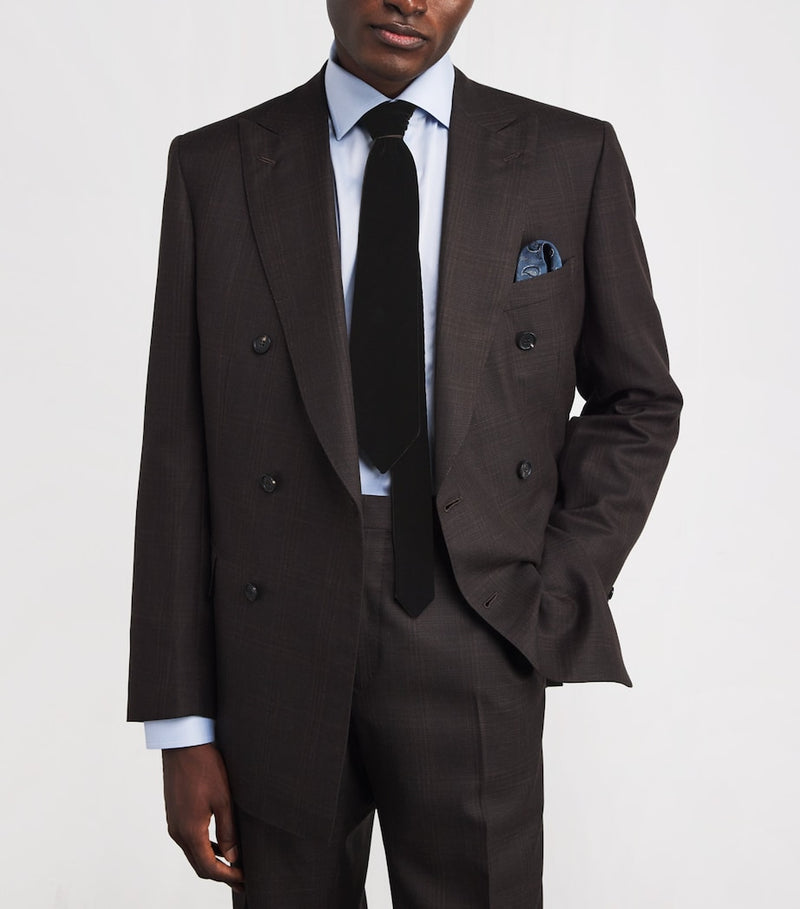 Giorgio Armani velvet tie 8cm width, imported from the UK