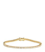 Harrods Yellow Gold and Diamond Tennis Bracelet 2.00ct- Buy online at McGrocer