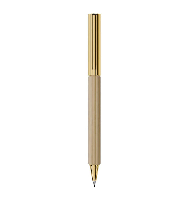 Graf von Faber-Castell gold-trim hornbeam wood mechanical pencil, UK version
