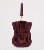 Balmain suede Anthem shoulder bag medium - British product