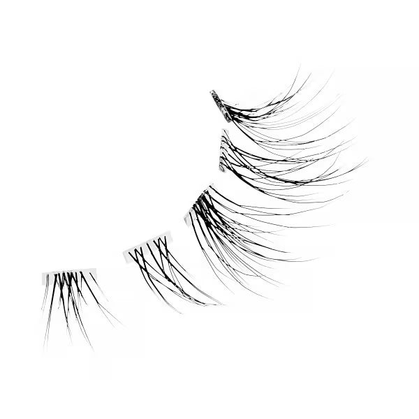 Kiss individual false eyelashes natural clear band 30 pack, UK version