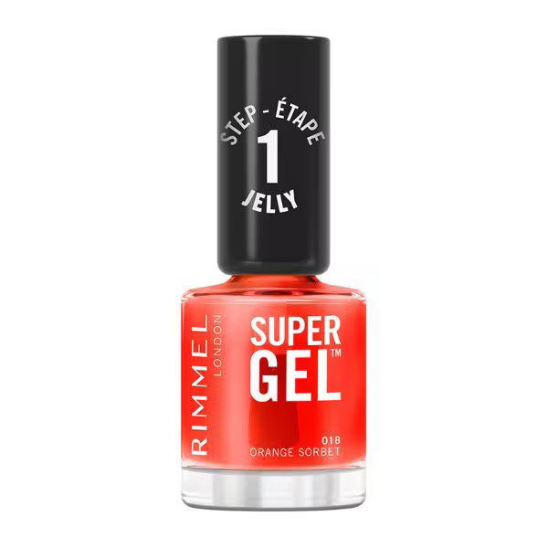 Rimmel Super Gel Jelly Nails Orange Sorbet, imported from the UK