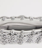 Simkhai woven beaded clutch bag, UK version