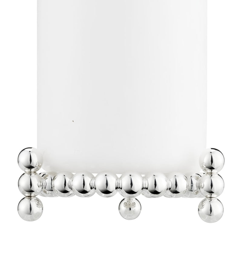 Christofle silver-plated Perles candle jewel - British product