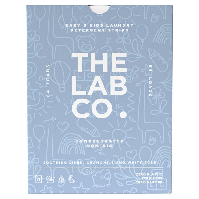The Lab Co. Baby & Kids Laundry Detergent Strips Soothing   64 per pack GOODS M&S