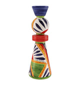 Harrods Dolce&Gabbana Casa Large Ceramic Candle Holder in Foulard Print- Buy online at McGrocer