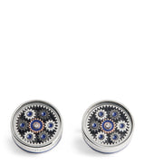 Harrods Tateossian Palladium-Plated Septa Gear Cufflinks- Buy online at McGrocer