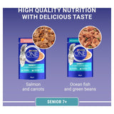 Purina One Senior cat food mixed selection 40x85g, imported from the UK