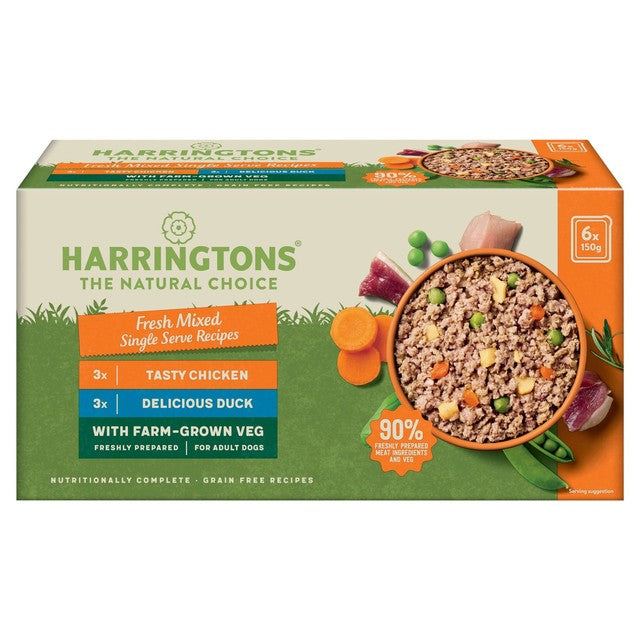 Harringtons wet dog food mixed selection 6 x 150g, UK version