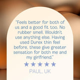 Durex Real Feel non-latex condoms with regular fit - British product