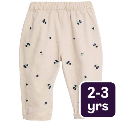 M&S M&S Floral Embroidered Jean Cream Toddler Jeans 2-3 Years- Buy online at McGrocer