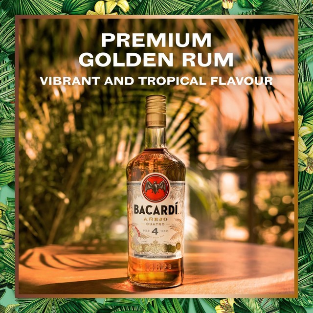 Bacardi Añejo 4 Year Old rum 70cl - British product