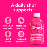 The Turmeric Co. Raw Turmeric & Collagen 420ml bottle - British product