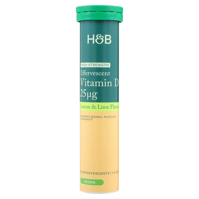 M&S Holland & Barrett Vitamin D 1000 I.U. Effervescents Lemon & Lime Vegan 20 Pack- Buy online at McGrocer