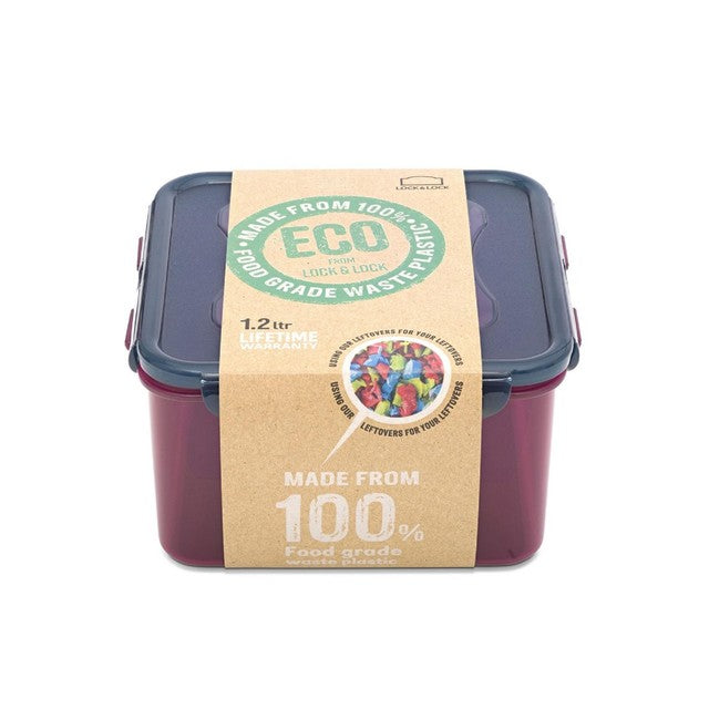 LocknLock eco square food storage container 1.2L, UK version