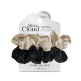 M&S VH2 Silver Cloud Mixed Large Satin Scrunchies 2-Pack- Buy online at McGrocer