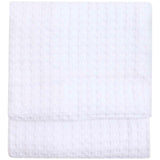 M&S pure cotton waffle throw soft white 150x200cm, imported from the UK