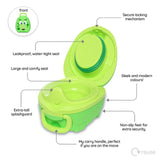 My Carry Potty dinosaur-themed portable potty for toddlers, imported from the UK