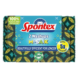 M&S Spontex Mosaik Washups Sponge Scourers 2 Pack- Buy online at McGrocer