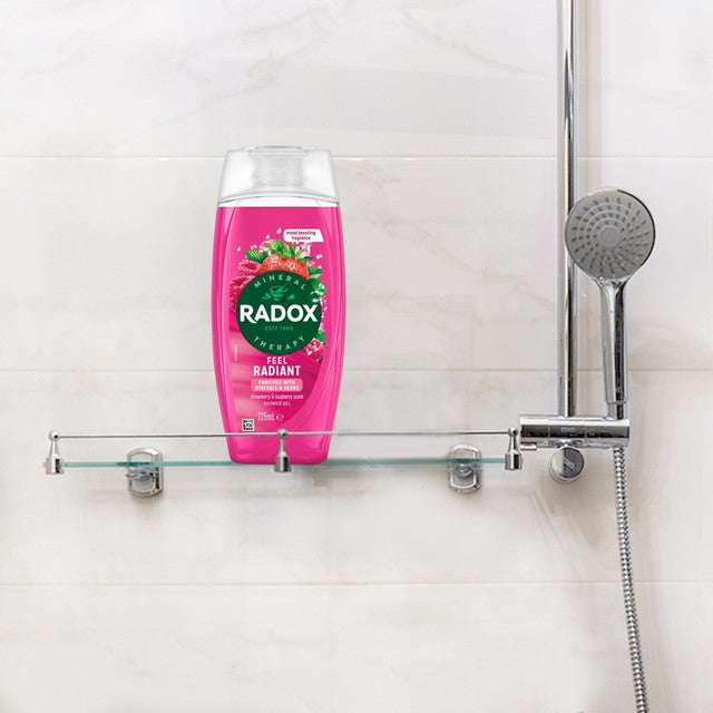 Radox Feel Radiant Mood Boosting Shower Gel 225ml, imported from the UK