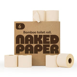 Naked Paper unbleached bamboo toilet paper extra long (British brand)