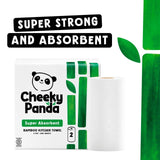 The Cheeky Panda bamboo kitchen rolls 2 pack (British brand)