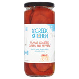 M&S Olive Branch Flame Roasted Greek Red Peppers Pickled Peppers 450g- Buy online at McGrocer