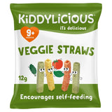 Kiddylicious Veggie Straws baby snack 12g, UK version