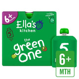 M&S Ella's Kitchen The Green One Smoothie Multipack Fruit Baby Food Pouch 5x90g- Buy online at McGrocer