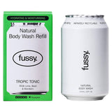 M&S Fussy Natural Body Wash Refill Tropic Tonic 320ml- Buy online at McGrocer