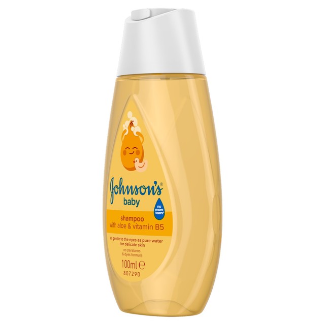 Johnson's Baby No More Tears shampoo, imported from the UK