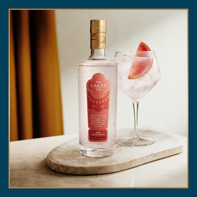 The Lakes Distillery pink grapefruit gin 70cl (British brand)