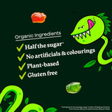 Wild Thingz gummy grubs mixed fruit flavours 130g (British brand)