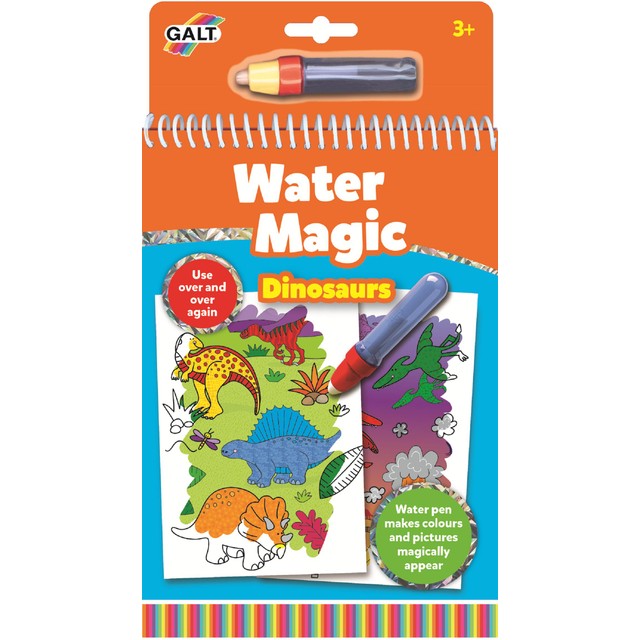 James Galt Water Magic Dino water-reveal colouring toy - British product