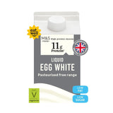 Blanc d'œuf liquide pasteurisé de poules élevées en plein air M&S 500 g