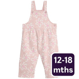 M&S M&S Wide Leg Flower Dungaree Set Pink Baby Outfit 12-18 Months- Buy online at McGrocer