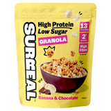 Surreal high protein chocolate banana granola pouch - British product