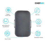 Chef Aid silicone air fryer liner 19.5cm x 12cm x 7cm - British product
