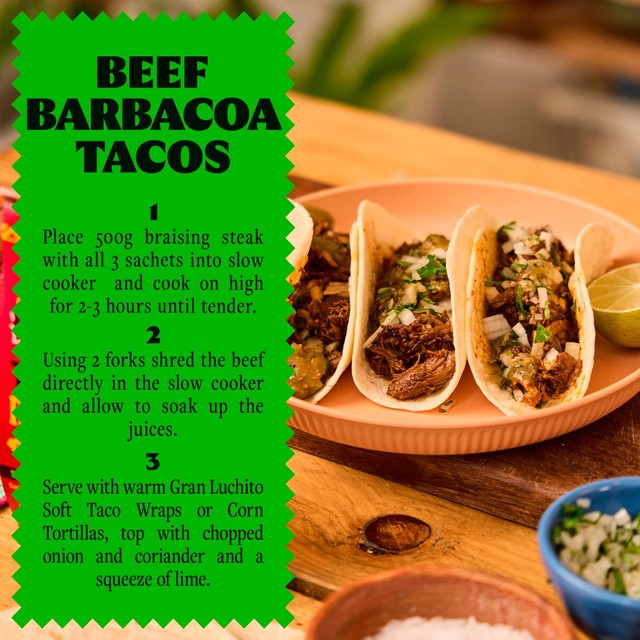 Gran Luchito Smoky Chipotle Taco Recipe Kit 303g, UK version