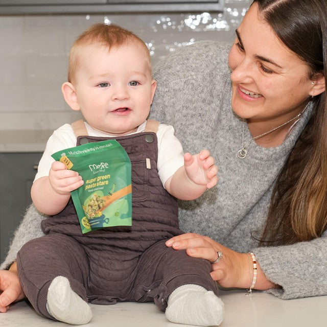 More Toddler Meals Super Green Pasta Stars toddler meal 150g (British brand)