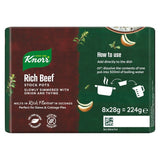 Knorr rich beef stock pot 8 x 28g, UK version