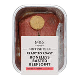 M&S British Basted Beef Joint Boneless Ready to Roast 450g