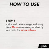 Schwarzkopf got2b matt finishing hairspray 200ml, imported from the UK