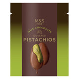 M&S milk chocolate pistachios 130g, imported from the UK
