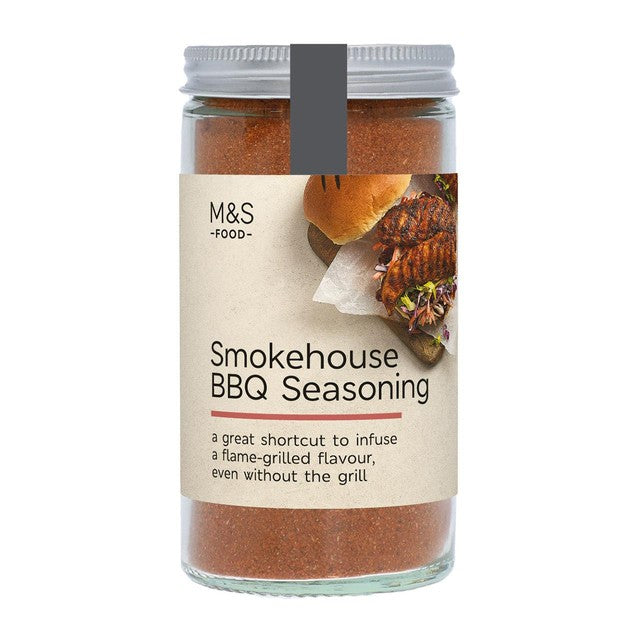 M&S Smokehouse BBQ seasoning 95g, imported from the UK