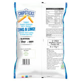 Smiths Chipsticks Salt & Vinegar crisps multipack 6x17g - British product