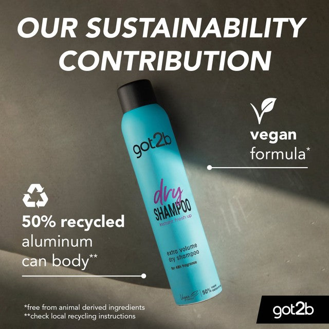 Schwarzkopf Got2b Volume dry shampoo 200ml (British brand)