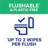 Andrex Fresh and Go Flushable Hygiene Wipes Travel Pack 12 Sheets - British product